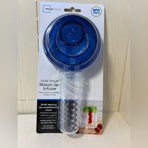 Mainstay’s wide mouth Mason jar infuser.